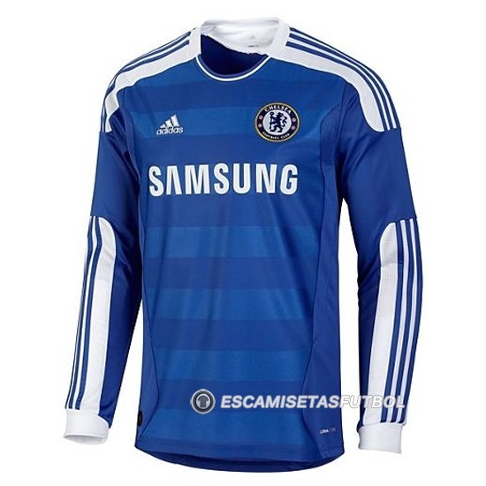 Camiseta Chelsea 1ª Manga Larga Retro 2011-2012 - Haga un click en la imagen para cerrar
